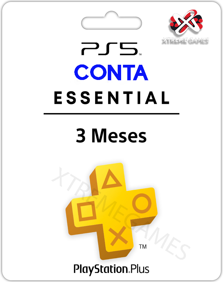 PLAYSTATION PLUS 03 MESSES ESSENCIAL PS5 | MÍDIA DIGITAL