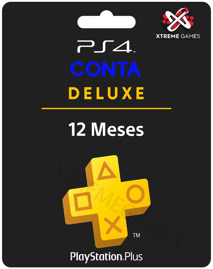 PLAYSTATION PLUS 12 MESSES DELUXE PS4 | MÍDIA DIGITAL