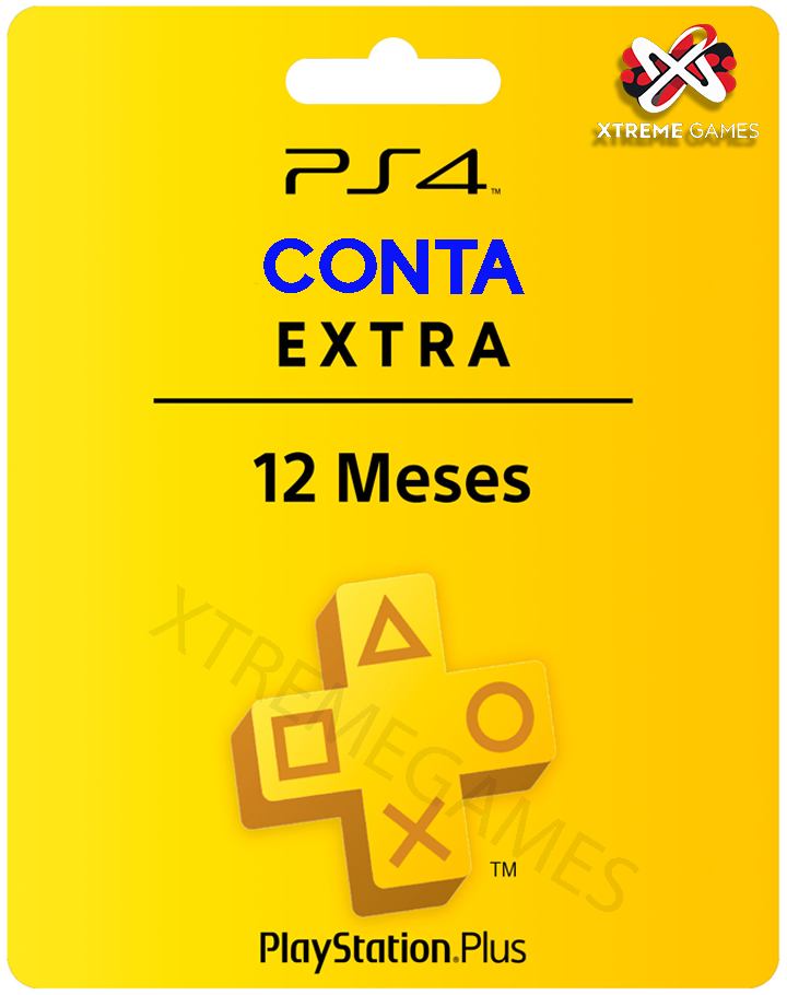 PLAYSTATION PLUS 12 MESES EXTRA PS4 | MÍDIA DIGITAL