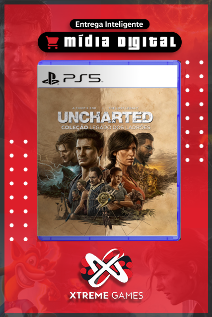 UNCHARTED COLEÇÃO LADRÕES PS5 | MÍDIA DIGITAL