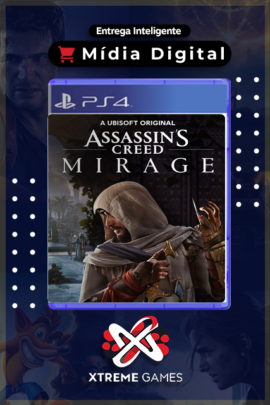 ASSASSINS CREED MIRAGE PS4 | MÍDIA DIGITAL